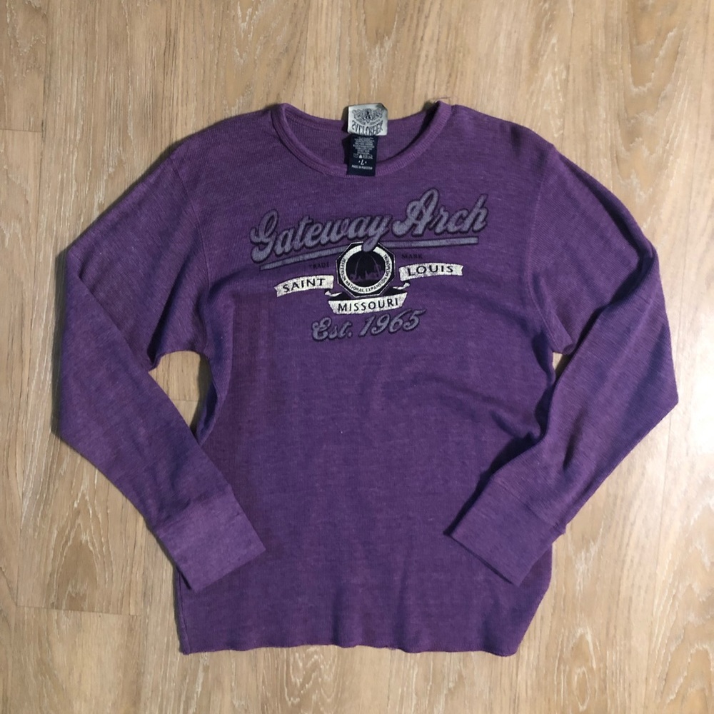 St Louis Arch Sz L Long Sleeve T-Shirt